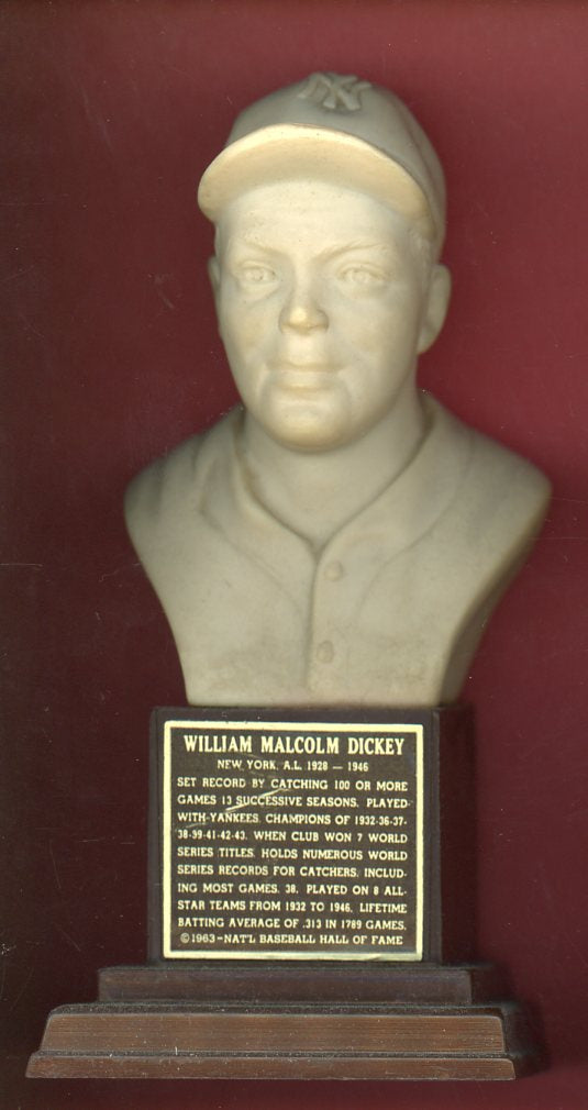 1963 Hall Of Fame Busts Bill Dickey Yankees EX-MT 482066