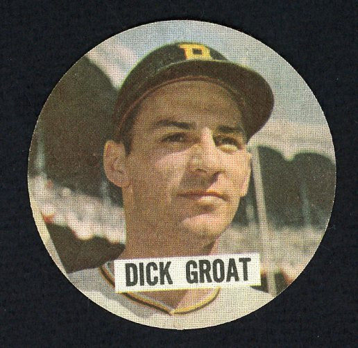 1961 Chemstrand Patches Dick Groat Pirates NR-MT 482117