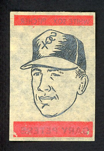 1965 Topps Baseball Transfer Gary Peters White Sox EX 482166