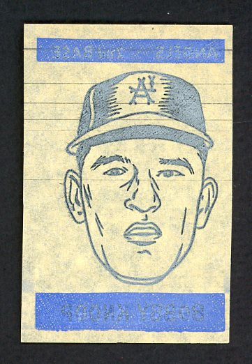 1965 Topps Baseball Transfer Bobby Knoop Angels EX 482168
