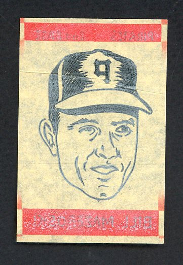 1965 Topps Baseball Transfer Bill Mazeroski Pirates VG-EX 482180
