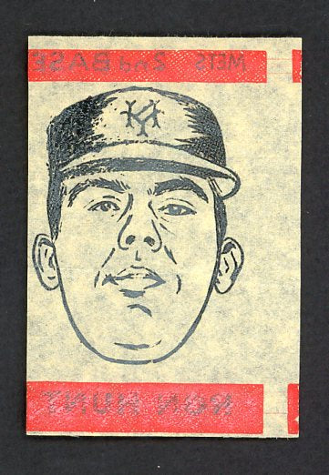 1965 Topps Baseball Transfer Ron Hunt Mets VG-EX 482183