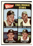 1965 Topps Baseball #526 Catfish Hunter A's EX 482202