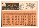 1966 Topps Baseball #550 Willie McCovey Giants EX 482208
