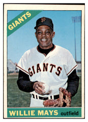 1966 Topps Baseball #001 Willie Mays Giants EX 482210