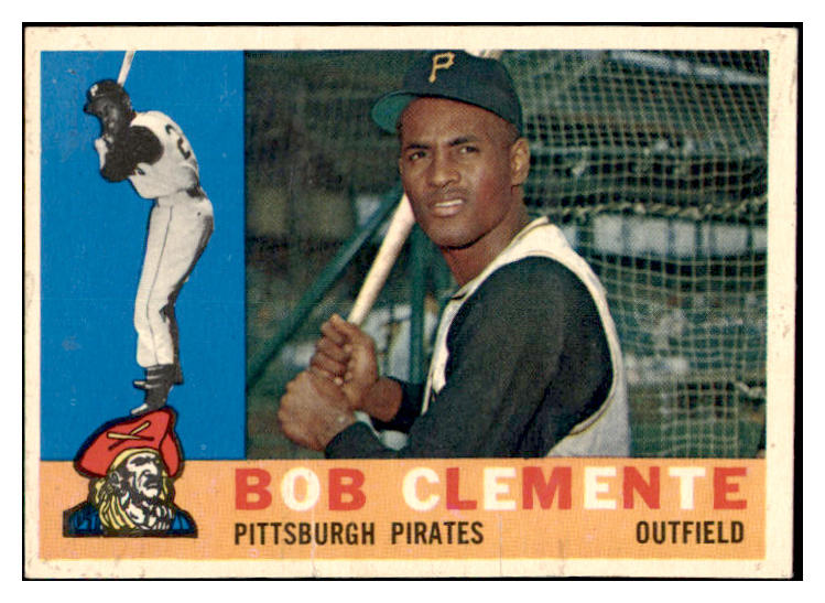 1960 Topps Baseball #326 Roberto Clemente Pirates VG-EX 482222