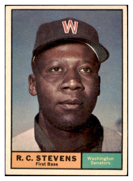 1961 Topps Baseball #526 R.C. Stevens Senators EX 482230
