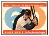 1960 Topps Baseball #565 Roger Maris A.S. Yankees EX-MT 482246