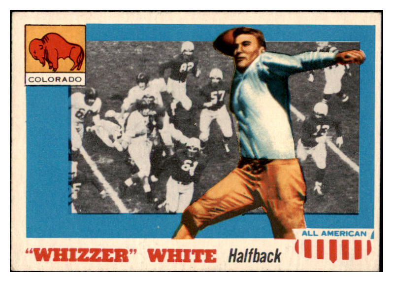 1955 Topps Football #021 Whizzer White Colorado EX 482253