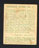 1934-36 Diamond Stars #071 Ossie Bluege Senators VG-EX 482305