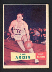 1957 Topps Basketball #010 Paul Arizin Warriors EX 482310