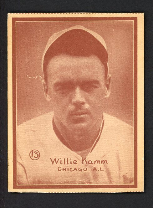 1931 W517 W 517 #013 Willie Kamm White Sox EX 482319