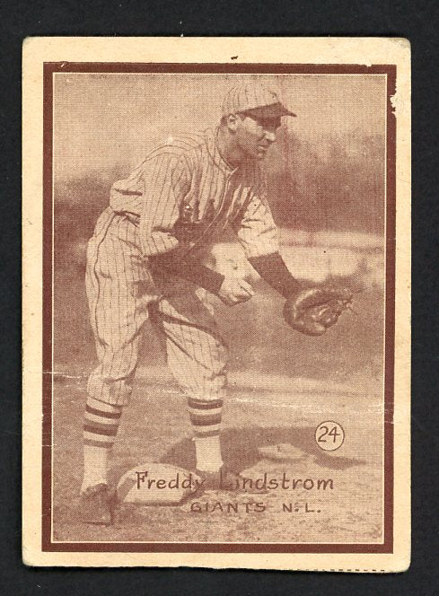 1931 W517 W 517 #024 Fred Lindstrom Giants VG 482340