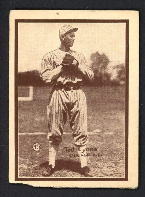1931 W517 W 517 #045 Ted Lyons White Sox GD/GD-VG 482347