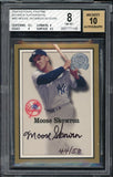 2004 National Pastime #MS Moose Skowron Yankees Signed Beckett Auth 482371