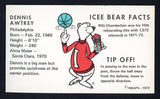 1972 Icee Bear Dennis Awtrey 76ers EX-MT 482412