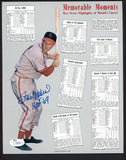 Stan Musial Cardinals Signed 8 X 10 JSA Auth 482421