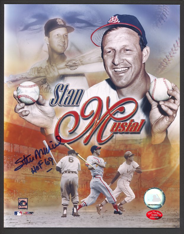Stan Musial Cardinals Signed 8 X 10 Stan the Man Auth 482434