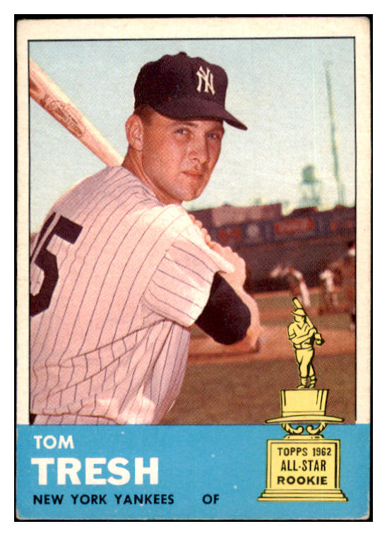 1963 Topps Baseball #470 Tom Tresh Yankees EX 482468