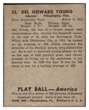 1939 Play Ball #033 Del Young Phillies EX-MT 482487