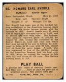 1940 Play Ball #046 Earl Averill Tigers Good 482723