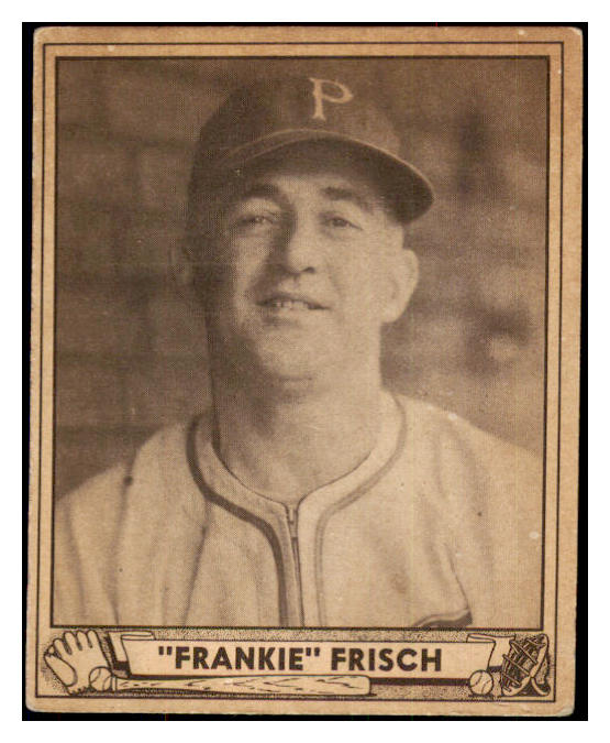 1940 Play Ball #167 Frank Frisch Pirates VG-EX 482859