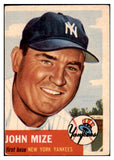 1953 Topps Baseball #077 Johnny Mize Yankees VG-EX 482870