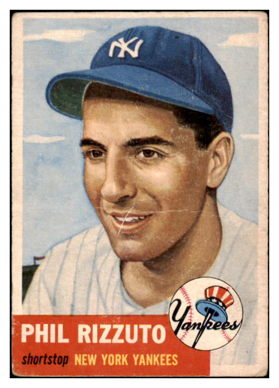 1953 Topps Baseball #114 Phil Rizzuto Yankees GD-VG 482871