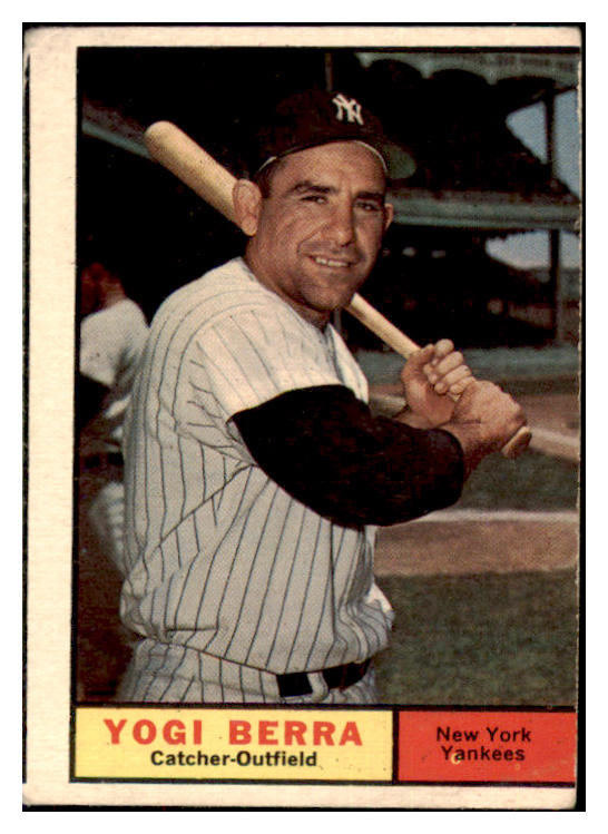 1961 Topps Baseball #425 Yogi Berra Yankees FR-GD 482918