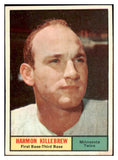 1961 Topps Baseball #080 Harmon Killebrew Twins EX 482922