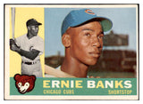 1960 Topps Baseball #010 Ernie Banks Cubs EX 482939