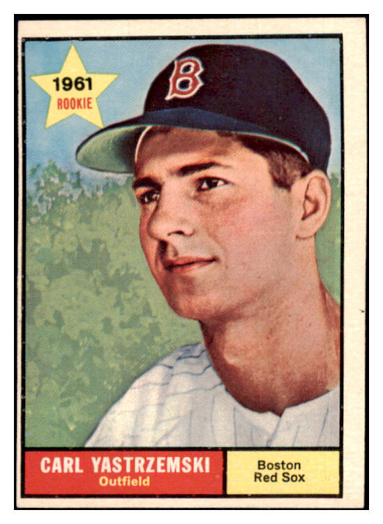 1961 Topps Baseball #287 Carl Yastrzemski Red Sox EX 482942