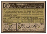 1961 Topps Baseball #287 Carl Yastrzemski Red Sox EX 482942