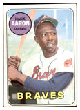 1969 Topps Baseball #100 Hank Aaron Braves VG-EX 482961