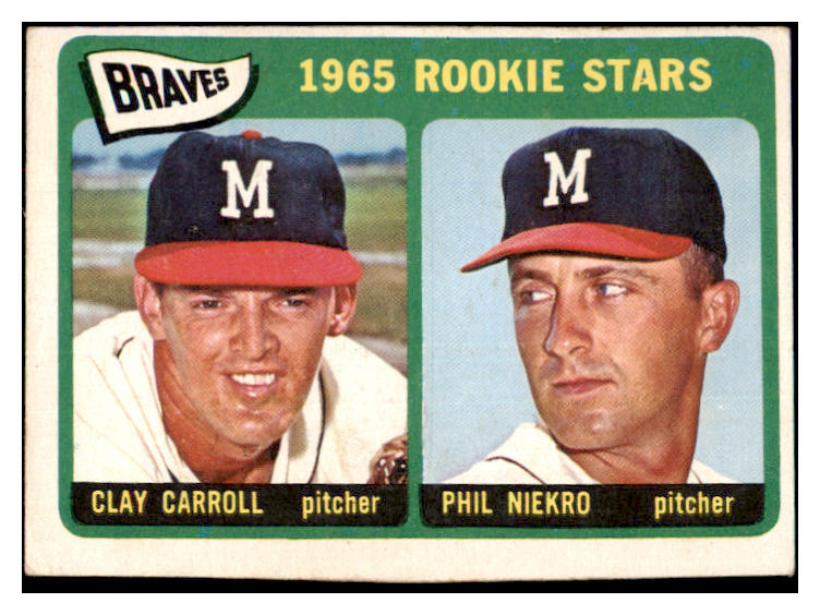 1965 Topps Baseball #461 Phil Niekro Braves VG-EX 482963