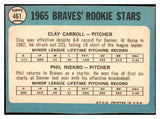 1965 Topps Baseball #461 Phil Niekro Braves VG-EX 482963