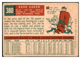 1959 Topps Baseball #380 Hank Aaron Braves VG 482971