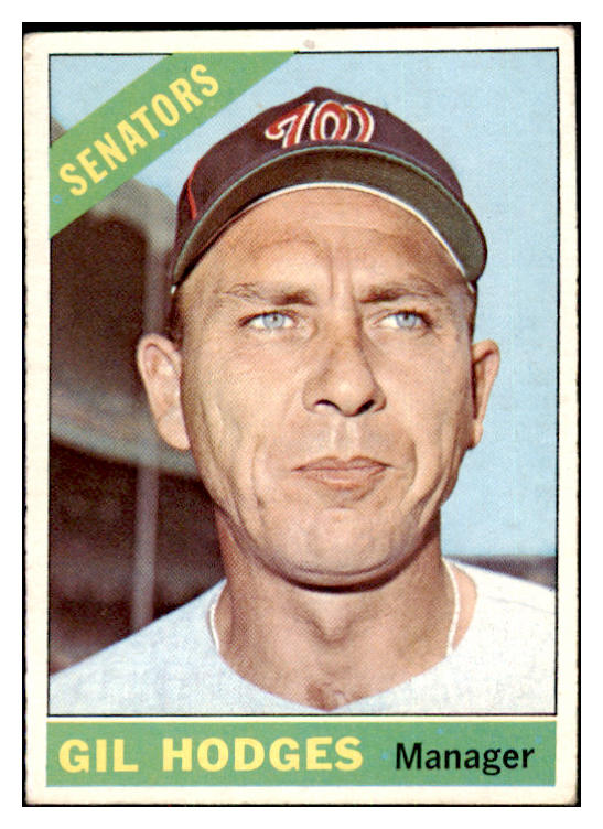 1966 Topps Baseball #386 Gil Hodges Senators VG-EX 482972