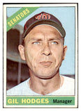 1966 Topps Baseball #386 Gil Hodges Senators VG-EX 482972