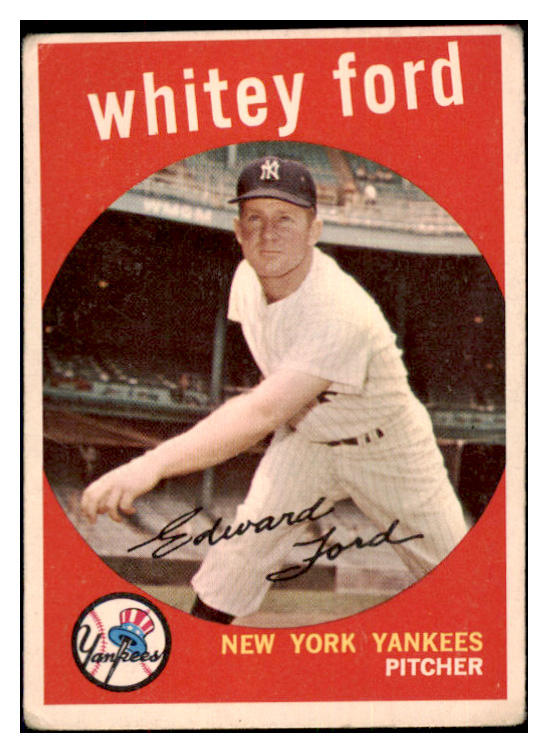 1959 Topps Baseball #430 Whitey Ford Yankees VG 482979
