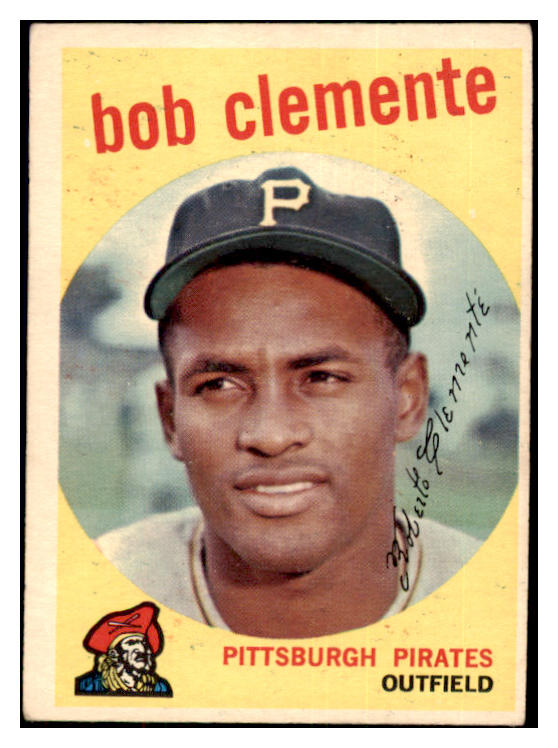 1959 Topps Baseball #478 Roberto Clemente Pirates VG-EX 482982