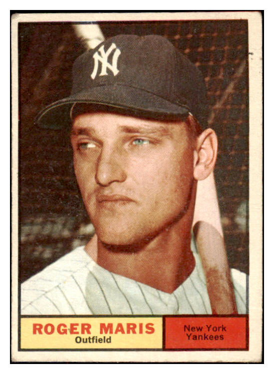 1961 Topps Baseball #002 Roger Maris Yankees VG-EX 482985