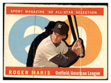 1960 Topps Baseball #565 Roger Maris A.S. Yankees VG 482991