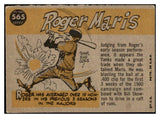 1960 Topps Baseball #565 Roger Maris A.S. Yankees VG 482991