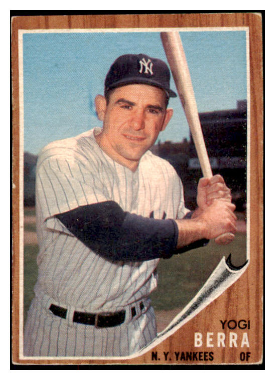 1962 Topps Baseball #360 Yogi Berra Yankees VG-EX 482995