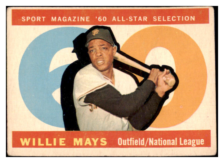 1960 Topps Baseball #564 Willie Mays A.S. Giants VG-EX 482998