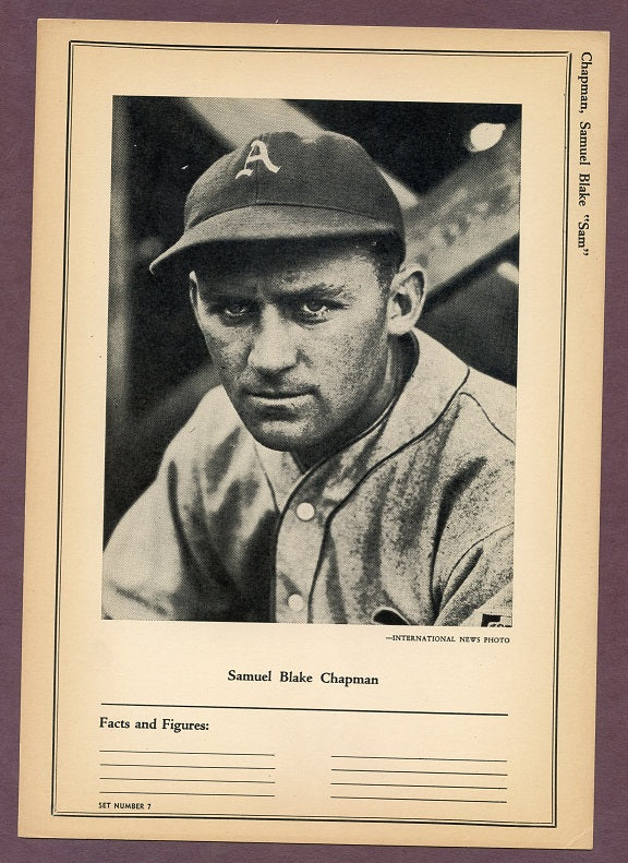 1946-49 Sports Exchange Sam Chapman A's NR-MT 483039