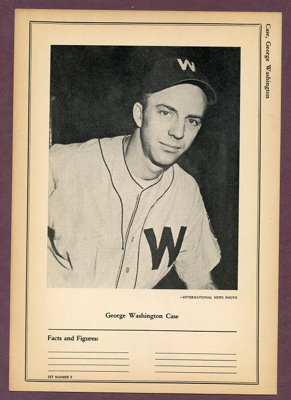 1946-49 Sports Exchange George Case Senators NR-MT 483044