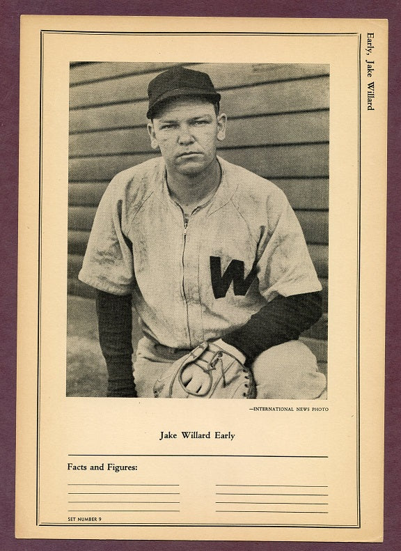 1946-49 Sports Exchange Jake Early Senators NR-MT 483045