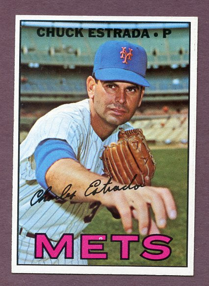 1967 Topps Baseball #537 Chuck Estrada Mets NR-MT 483065